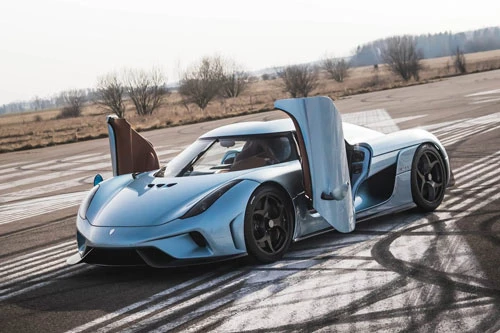 8. Koenigsegg Regera (vận tốc tối đa: 410 km/h).