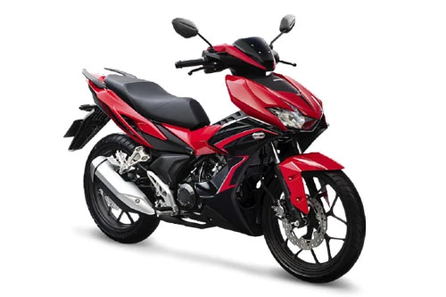 Honda Winner X 2020 phiên bản thể thao màu đỏ đen. 