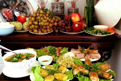 Mâm cỗ cúng Rằm tháng 7 đầy đủ nhất