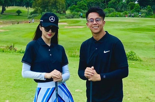 Hương Giang, Matt Liu đi đánh golf chung