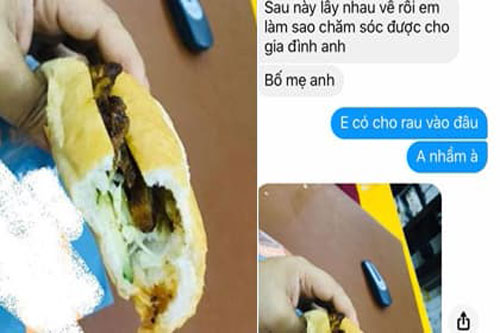 Cô gái bị người yêu mắng vì làm bánh mì cho thêm rau, lại còn hoạnh hoẹ: 'Sau này lấy em làm sao chăm sóc được cho gia đình anh'