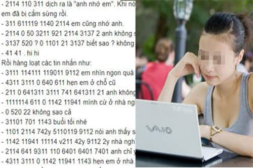 Mở laptop người yêu, cô gái thấy loạt mật mã bằng số dài ngoằng, nhờ dân chuyên nghiệp mới biết bị 'cắm sừng'