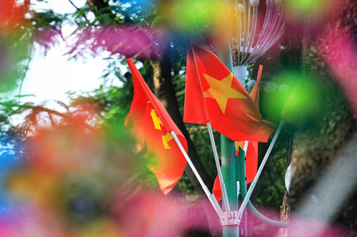 Hà Nội rực rỡ cờ hoa chào mừng Quốc khánh 2/9