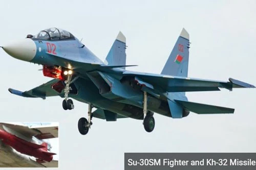 Tiêm kích Su-30 và tên lửa Kh-32