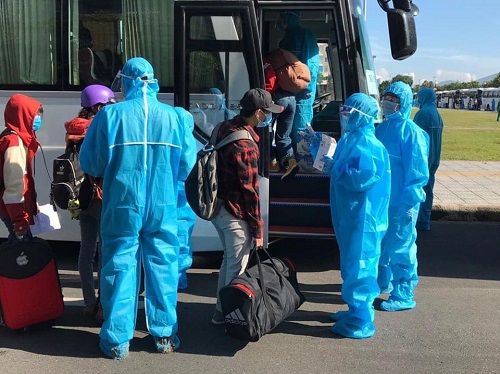 Đắk Nông: Đón 126 người dân từ tâm dịch Đà Nẵng trở về