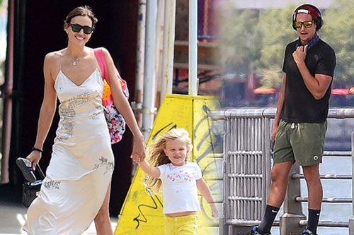 Irina Shayk đưa con gái đi chơi cùng bạn trai tin đồn