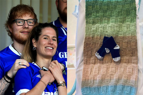 Vợ Ed Sheeran sinh con gái đầu lòng