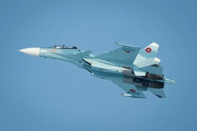 Tiêm kích đa năng Su-30SM của Không quân Armenia. Ảnh: Avia-pro.