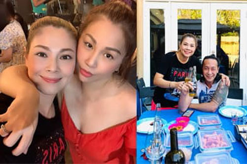 Thanh Thảo và bạn bè đến thăm nhà ca sĩ Minh Tuyết tại Mỹ