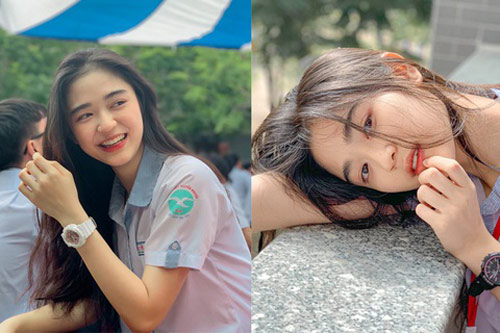 Khoảnh khắc tự nhiên đẹp 'lụi tim' của nữ sinh Bình Dương
