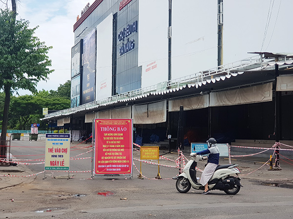 Khi nào chợ Siêu Thị Đà Nẵng được dỡ bỏ phong tỏa, mở cửa trở lại?