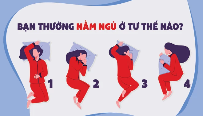 Tư thế ngủ của bạn là gì?