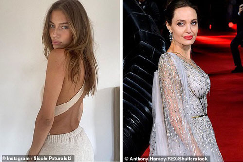 'Chân dài’ 27 tuổi nghi hẹn hò với Brad Pitt có ngoại hình giống Angelina Jolie