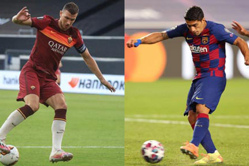 Juve phân vân giữa Dzeko và Suarez