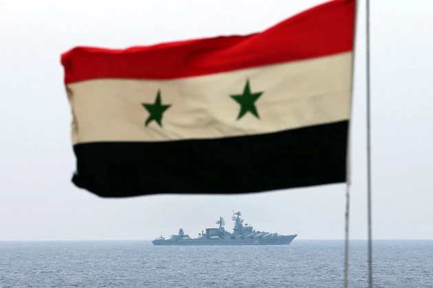 Tuần dương hạm Moskva lớp Slava đã lên đường tới Syria. Ảnh: RIA Novosti.