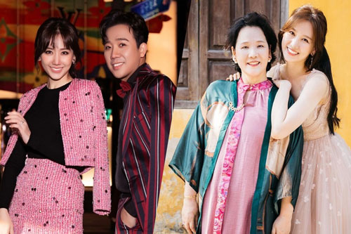 Trấn Thành thân với mẹ vợ