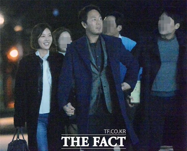 Hwang Jung Eum và chồng khi còn bên nhau.