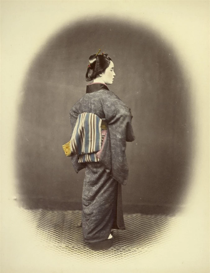 Loạt ảnh cũ phản ánh nét đẹp thanh tao, sự dịu dàng và phóng khoáng của người phụ nữ Nhật Bản hơn 150 năm trước - Ảnh 5.