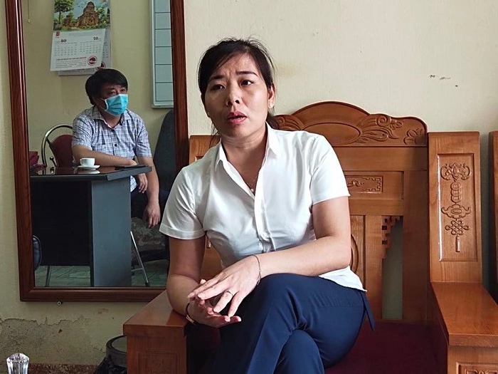 Bà Vũ Thị Thúy Hồng, Phó Giám đốc Trung tâm Kỹ thuật tổng hợp – Hướng nghiệp tỉnh Phú Thọ.