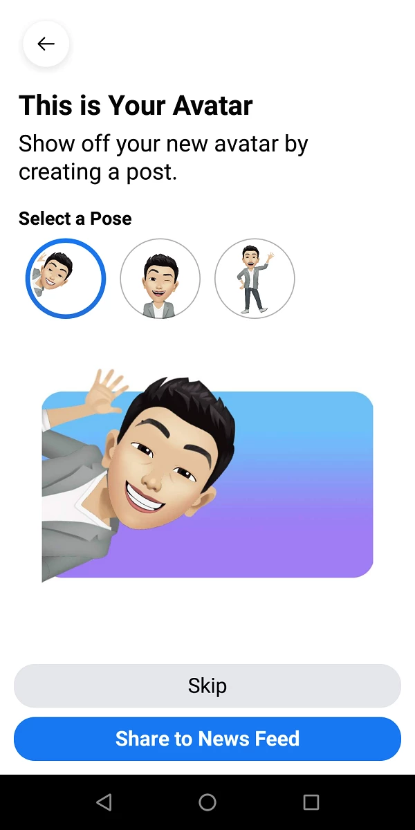 Facebook Avatar giúp tạo nên những hình ảnh mang màu sắc riêng của mỗi cá nhân theo phong cách chibi dễ thương