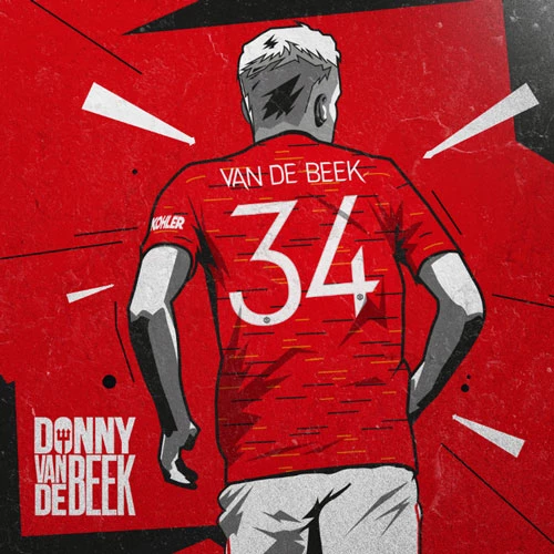 Số áo của Donny van de Beek ở M.U.
