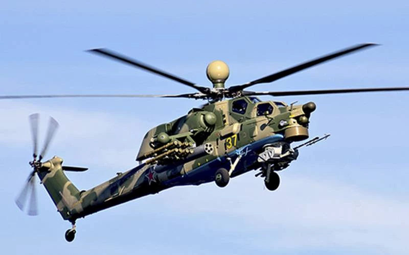 Trực thăng huấn luyện - chiến đấu Mi-28UB của Không quân Nga. Ảnh: TASS.