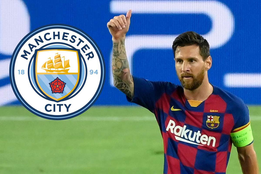 Đội hình trong mơ của Man City khi có Messi