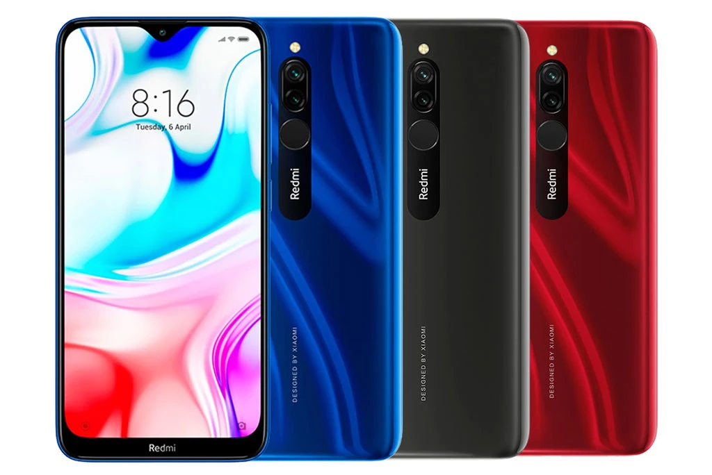 9. Xiaomi Redmi 8 (doanh số: 6,8 triệu chiếc).