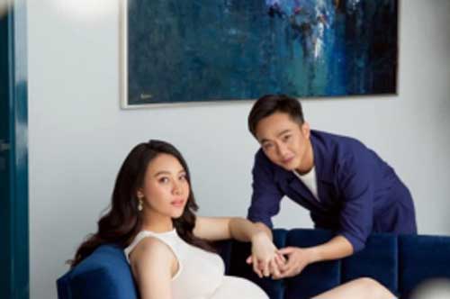 Cường Đô La – Đàm Thu Trang tung bộ ảnh trước khi con gái chào đời cực ngọt ngào