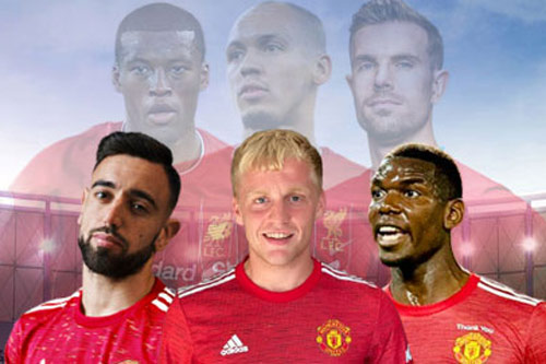 Hàng tiền vệ M.U với Van de Beek có đủ vượt Liverpool?