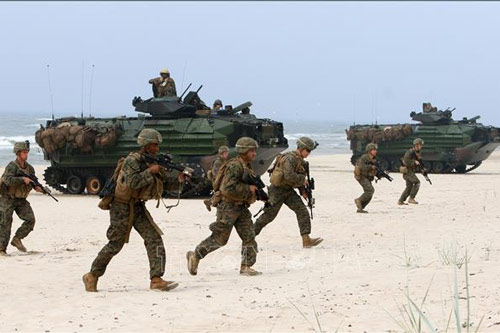 Mỹ triển khai hàng trăm binh sĩ tới Litva