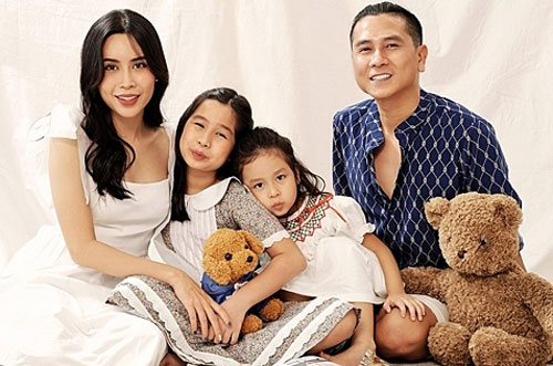 Hồ Hoài Anh - Lưu Hương Giang tình cảm bên hai con