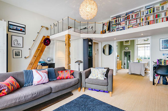 Những căn hộ nhỏ có thiết kế gác lửng thông minh chỉ nhìn thôi cũng đủ mê một đời