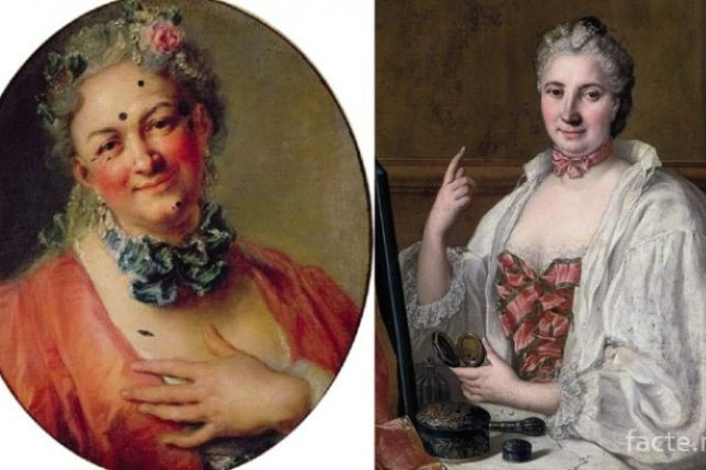 Tầm quan trọng của nốt ruồi trong chuyện làm đẹp của quý tộc thời xưa, đến nỗi chẳng ai dám ra đường mà không có nét chấm phá này trên mặt