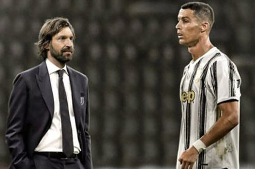 Ronaldo có thể phải thay đổi vai trò tại Juventus dưới 'triều đại' của Pirlo