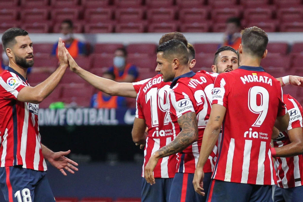 =8. Atletico Madrid (lương bình quân mỗi cầu thủ: 5,37 triệu bảng/năm).