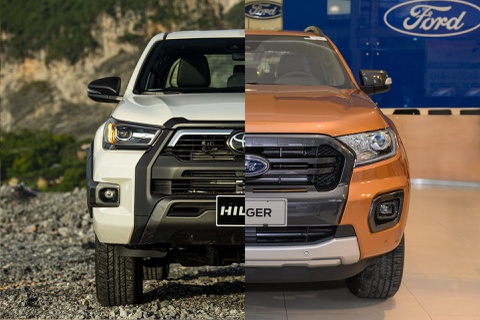 Mua xe bán tải tầm giá 1 tỷ, chọn Ford Ranger hay Toyota Hilux?