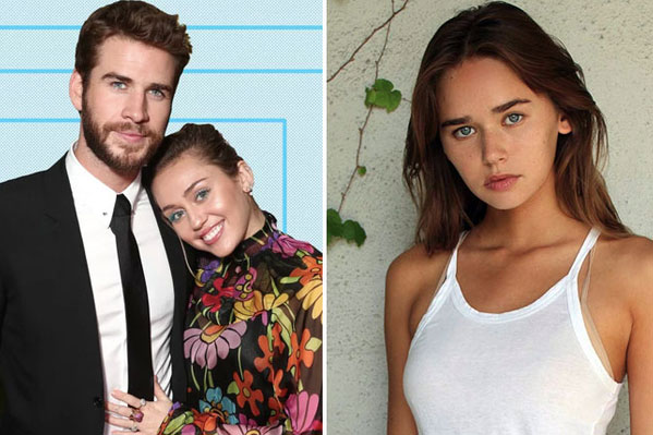 Bạn gái mới của Liam Hemsworth không lo ngại về Miley Cyrus