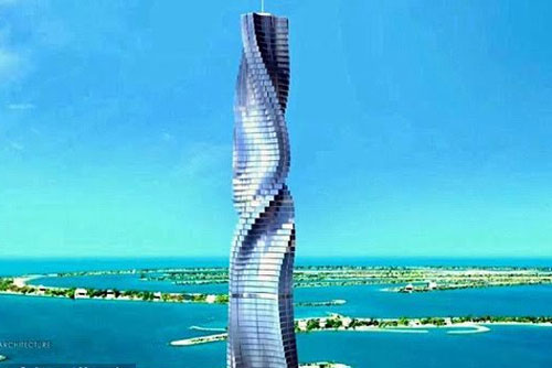 Thích thú với tòa tháp có các tầng tự quay riêng