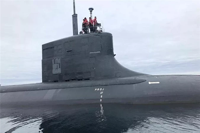 Hải quân Mỹ bất ngờ tiết lộ ảnh tàu ngầm tấn công bí mật