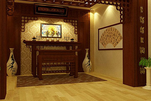 Thiết kế bàn thờ hợp phong thủy cho người mệnh Mộc
