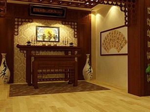 Thiết kế bàn thờ hợp phong thủy cho người mệnh Mộc