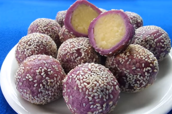 Cách làm bánh khoai lang nhân đậu xanh ngon khó cưỡng