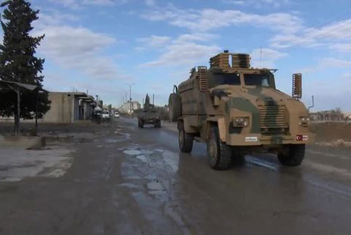 Thổ Nhĩ Kỳ đã triển khai lực lượng và phương tiện quân sự “khủng” tới Syria, âm mưu sát nhập Idlib và Aleppo