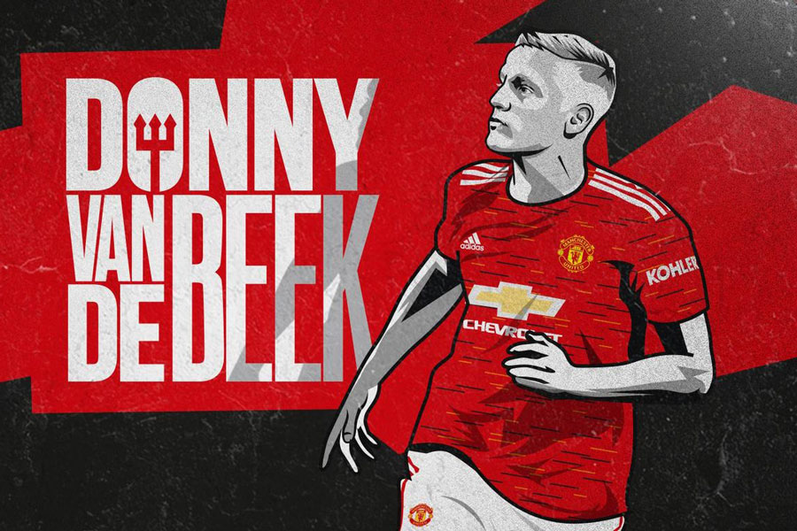 Trước ngày đến MU, Van de Beek đã khước từ lời mời của học trò HLV Mourinho