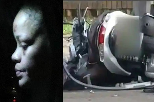 Rihanna thâm tím mặt vì ngã xe máy điện