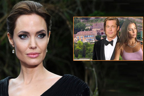 Angelina 'tức giận khi Brad đưa bồ mới về nhà'