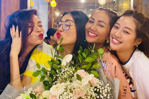 H'Hen Niê, Khánh Vân mừng sinh nhật Lệ Hằng