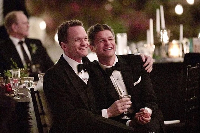 Neil Patrick Harris và David Burtka trong lễ cưới năm 2014.