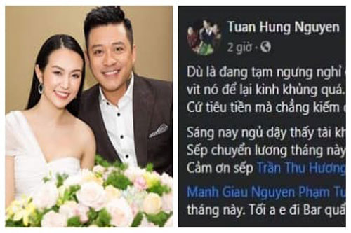 Có ai ngờ Tuấn Hưng cũng phải nhận lương hàng tháng từ vợ, nghe màn 'bóc phốt' bí mật gia đình mới thú vị